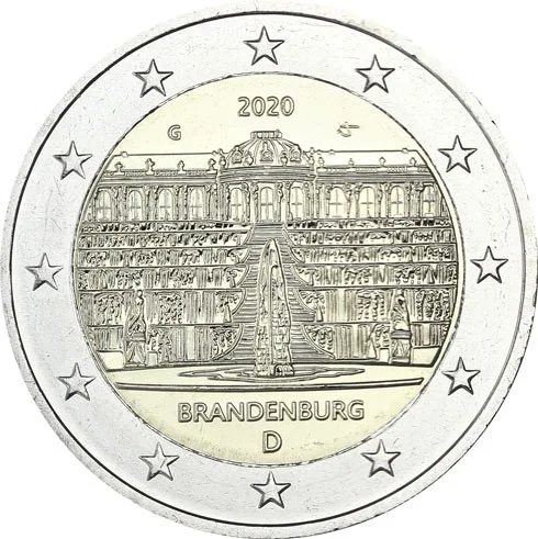 2 € Palazzo di Sanssouci 2020 G
