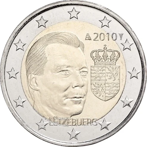 2 € Stemma del Granducato 2010 in coincard, foto 2