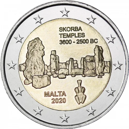 2 € Templi di Skorba 2020
