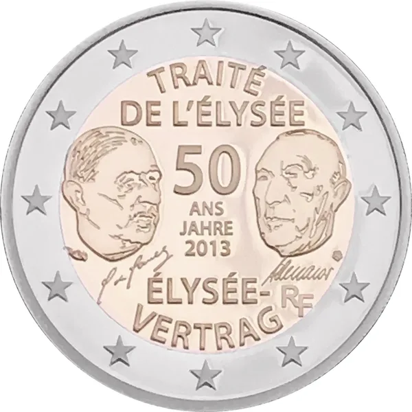 2 € Trattato dell' Eliseo 2013 proof