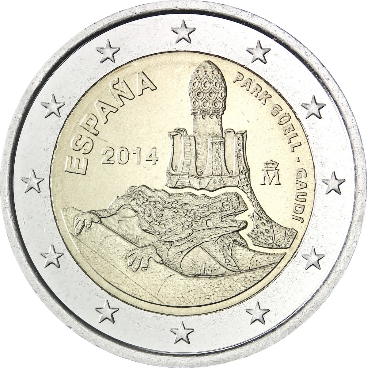 2 € Unesco - Parco Güell 2014