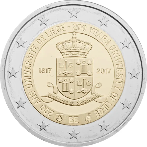 2 € Università di Liegi 2017 proof