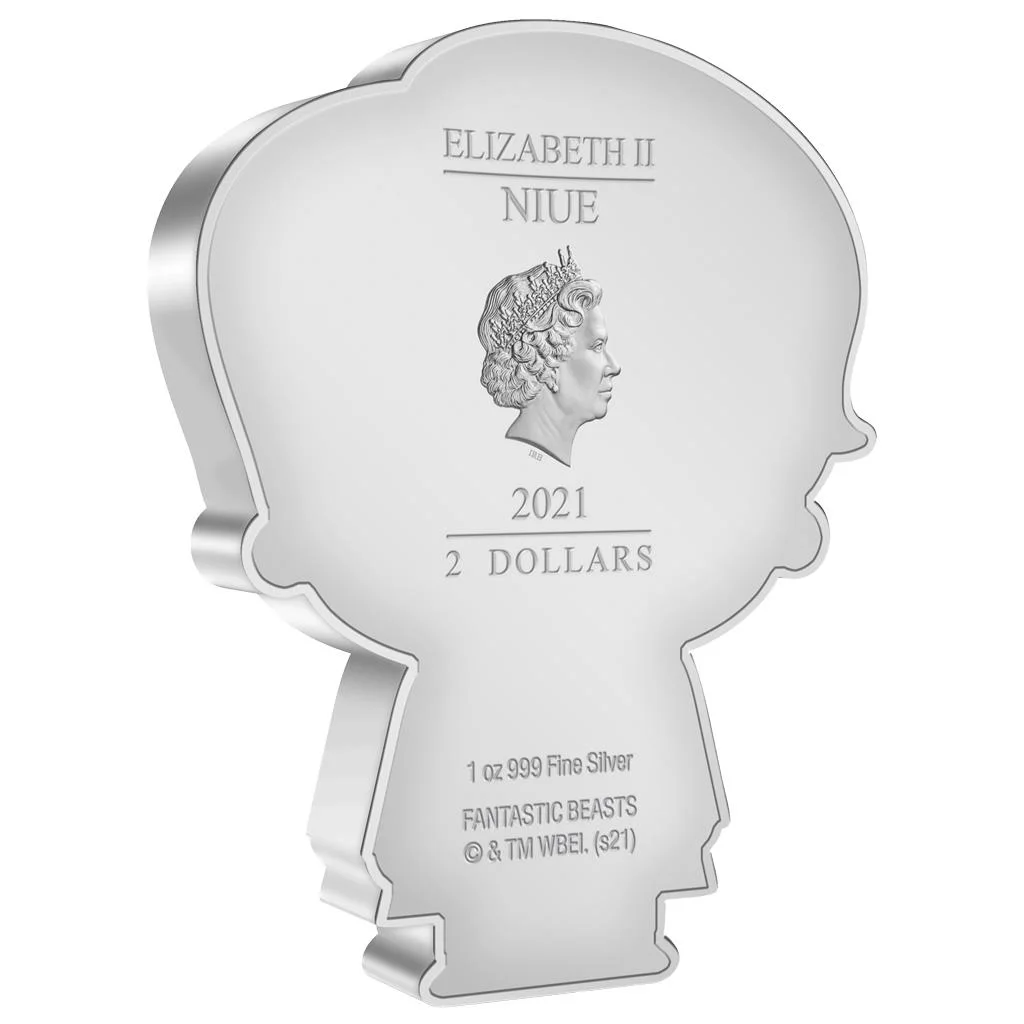 2 $ Chibi Coin - Newt Scamander 2021, foto 3