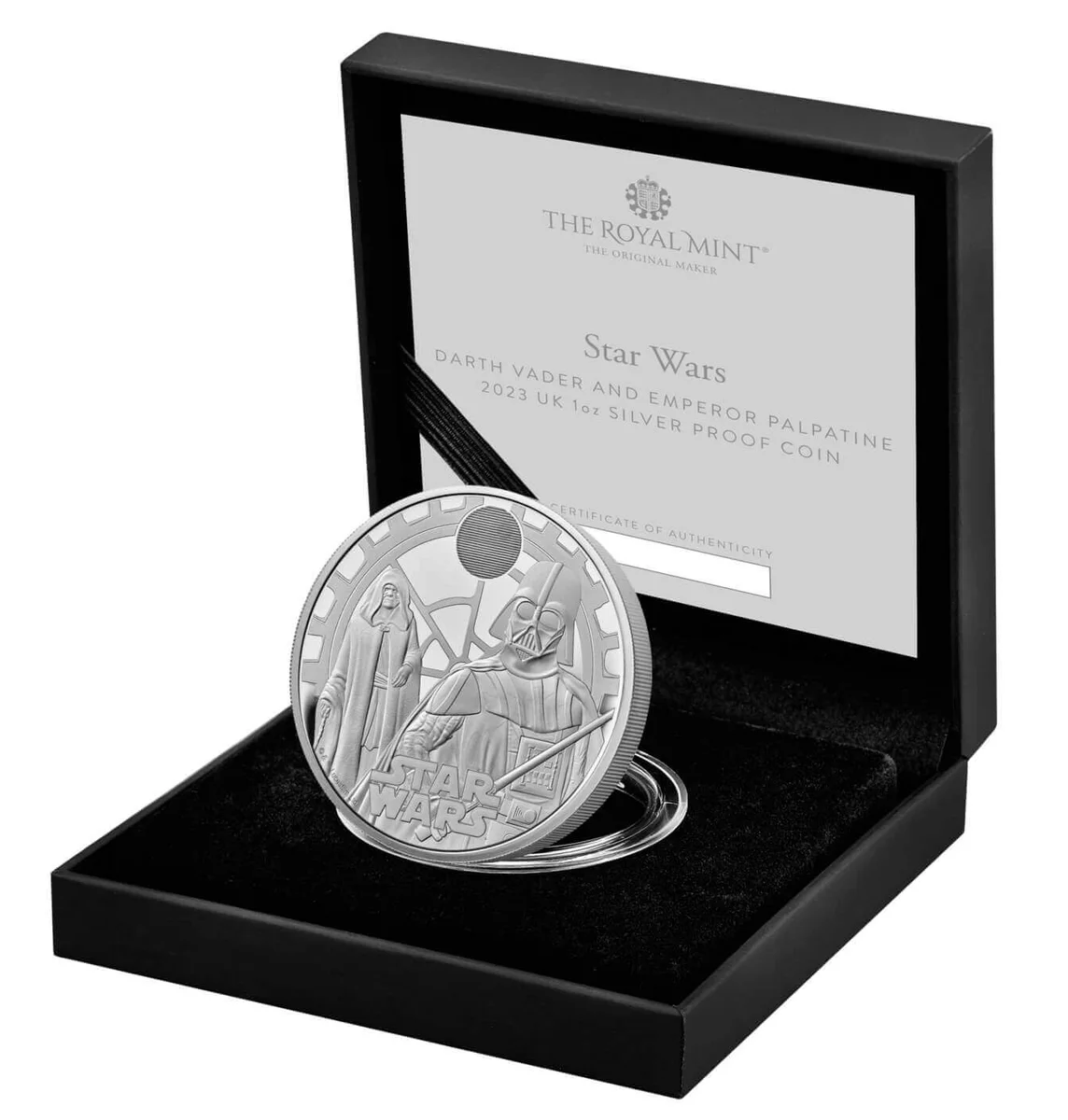 2 £ Star Wars - Darth Vader & Emperor Palpatine 2023 proof, foto 2