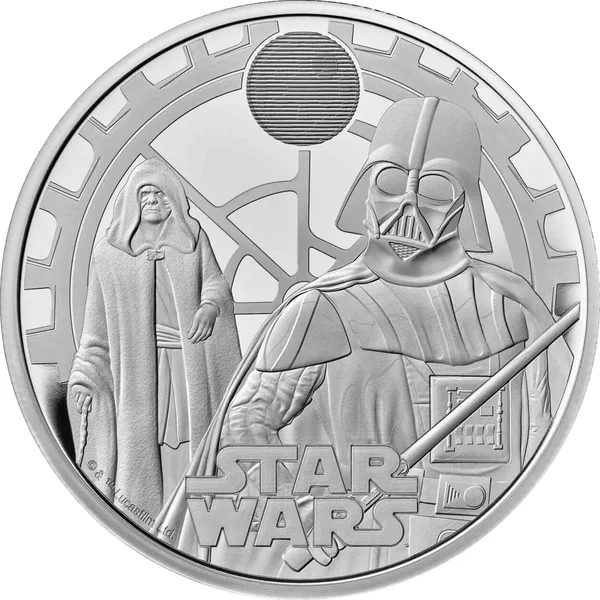2 £ Star Wars - Darth Vader & Emperor Palpatine 2023 proof