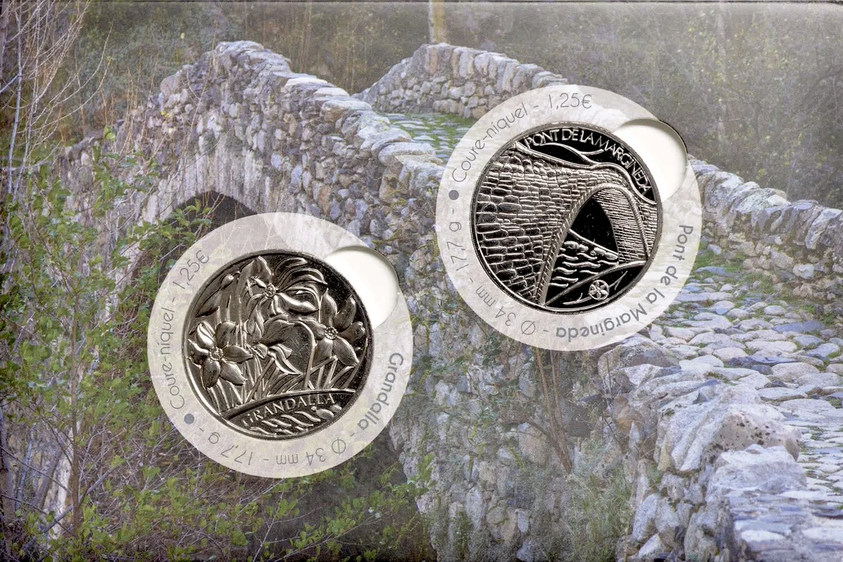 2 * 1,25 € Ponte di Margineda e Narciso 2021, foto 4