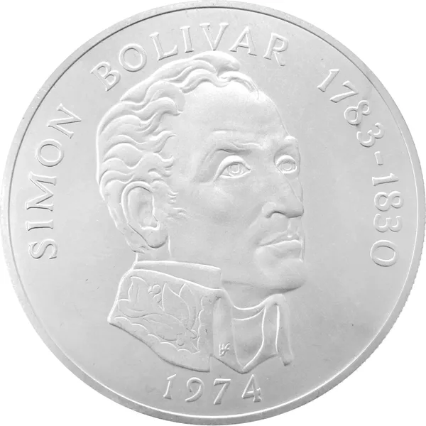 20 Balboas Simon Bolivar 1974