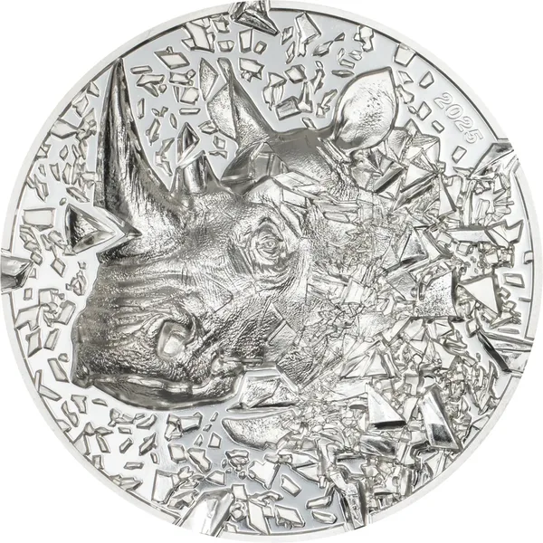 20 $ Silver Burst - Rhino 2025
