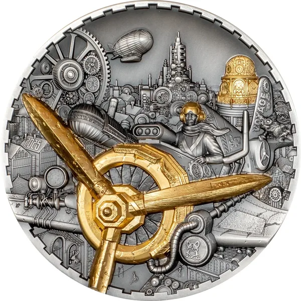 20 $ Steampunk - Aviation 2025