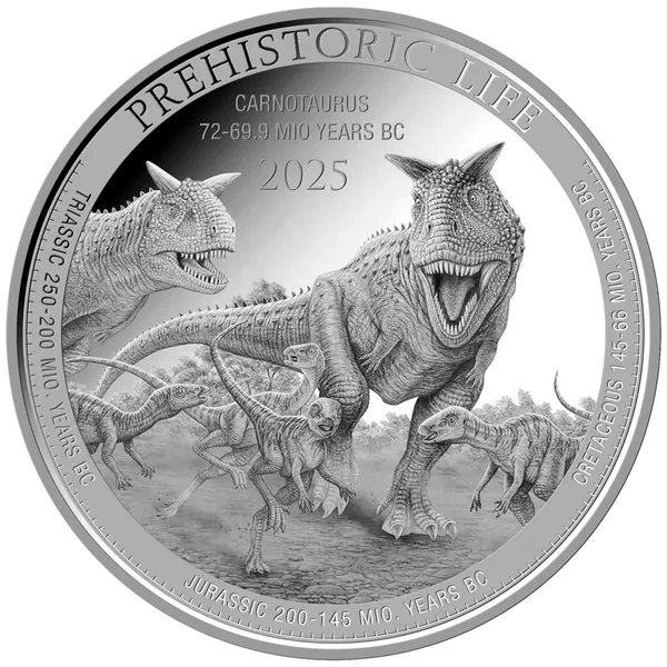 20 Francs Prehistoric Life - Carnotaurus 2025