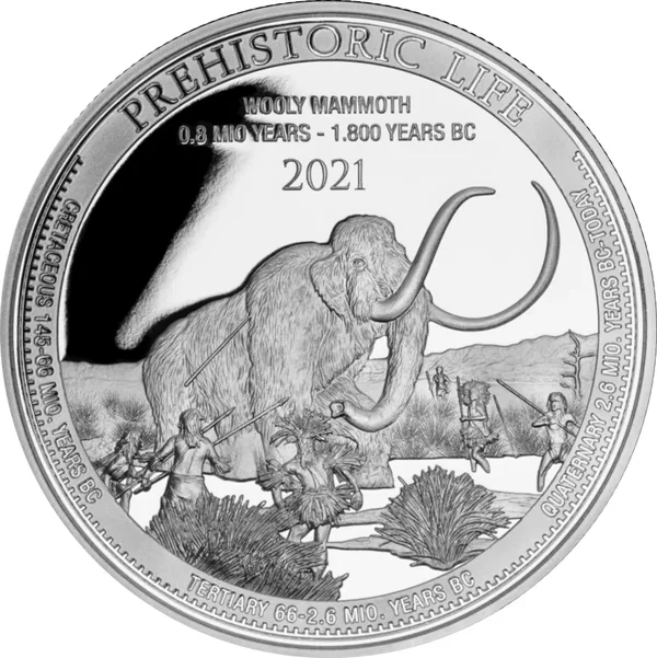 20 Francs Prehistoric Life - Mammut 2021