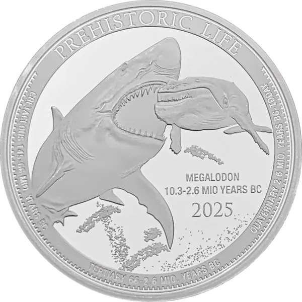 20 Francs Prehistoric Life - Megalodon 2025