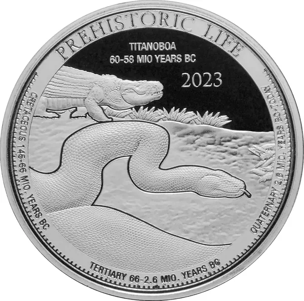 20 Francs Prehistoric Life - Titanoboa 2023