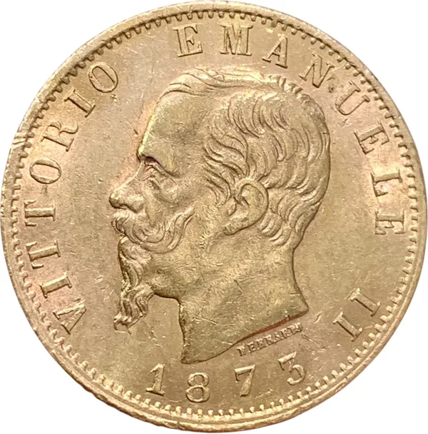20 Lire 1873 Milano