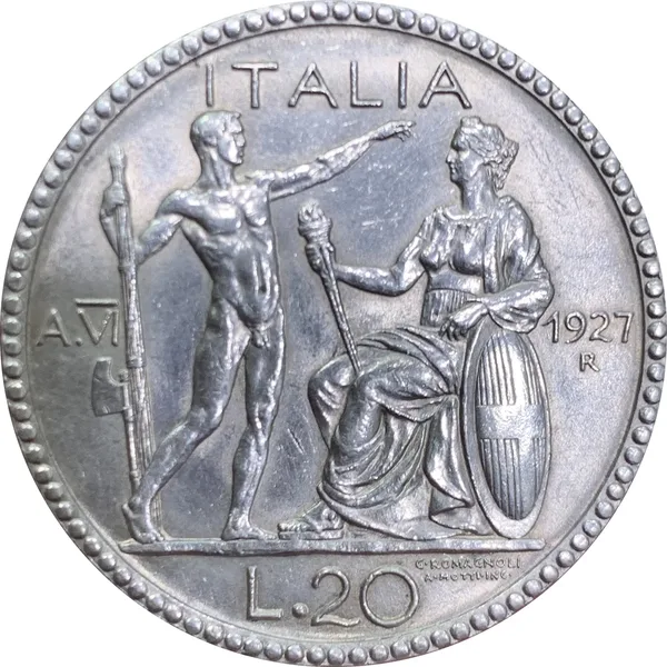 20 Lire Littore 1927 VI