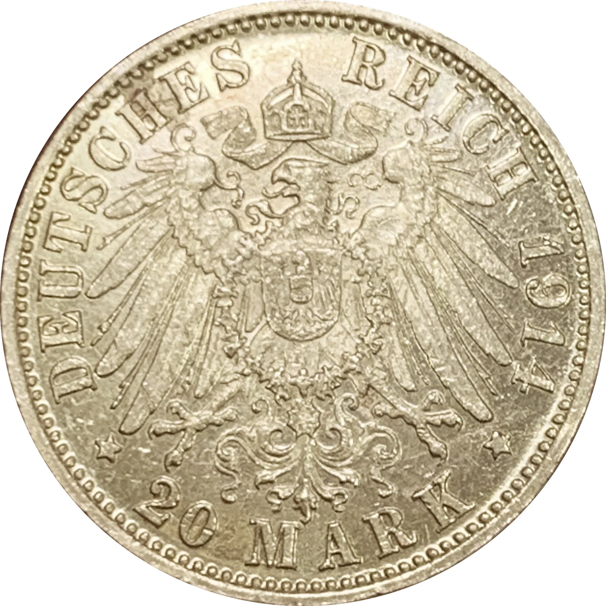 20 Mark 1914 F, foto 2