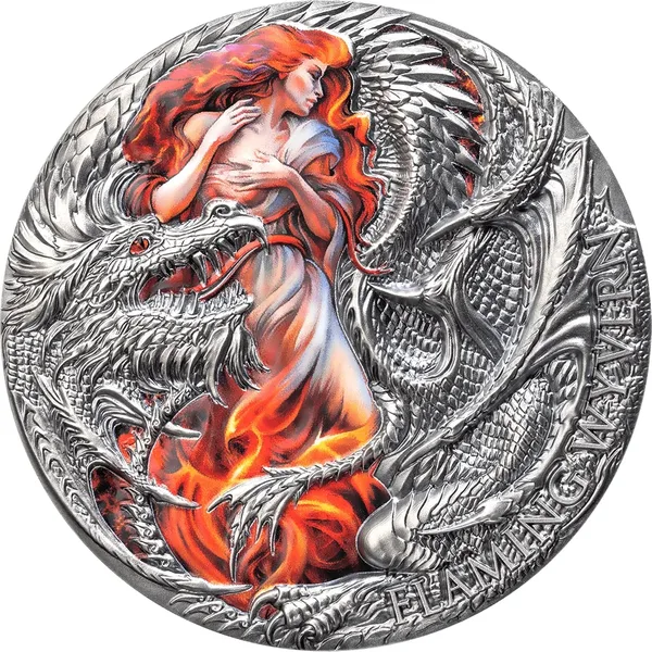 2.000 Francs The Dragonology - Flaming Wyvern 2023