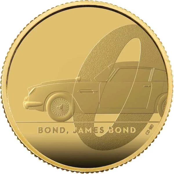 25 £ James Bond 2020 1° emissione
