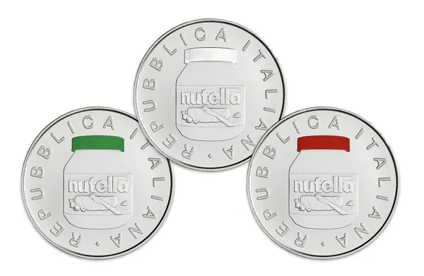3 * 5 € Nutella Ferrero tre colori 2021