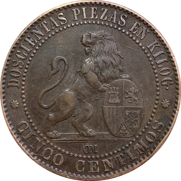 5 Centimos 1870