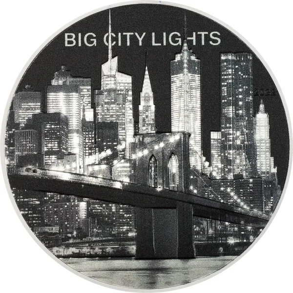 5 $ Big City Lights - New York Silver 2022