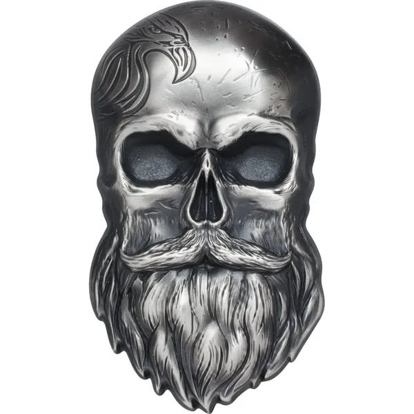 5 $ Biker skull 2019