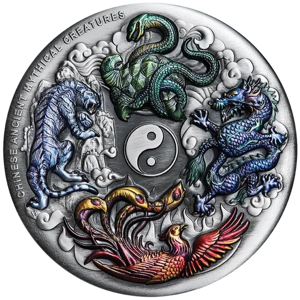 5 $ Chinese Mythical Creatures 2021
