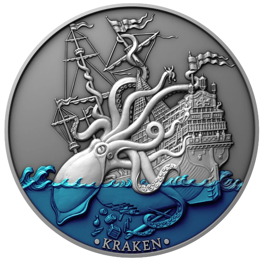 5 $ Mythical creatures - Kraken 2021