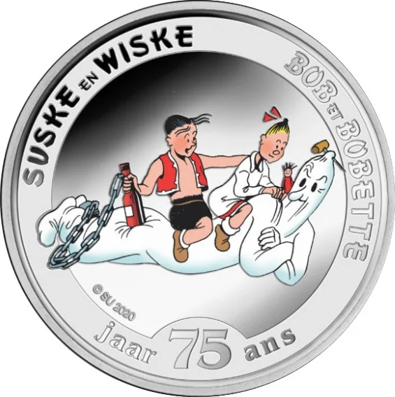 5 € 75° anniversario di Luke e Lucy 2020 smaltata