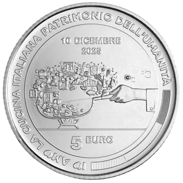 5 € Cucina Italiana Patrimonio dell’Umanità 2026