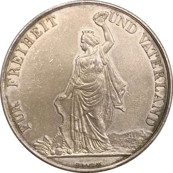 5 Francs Shooting festival Zurich 1872