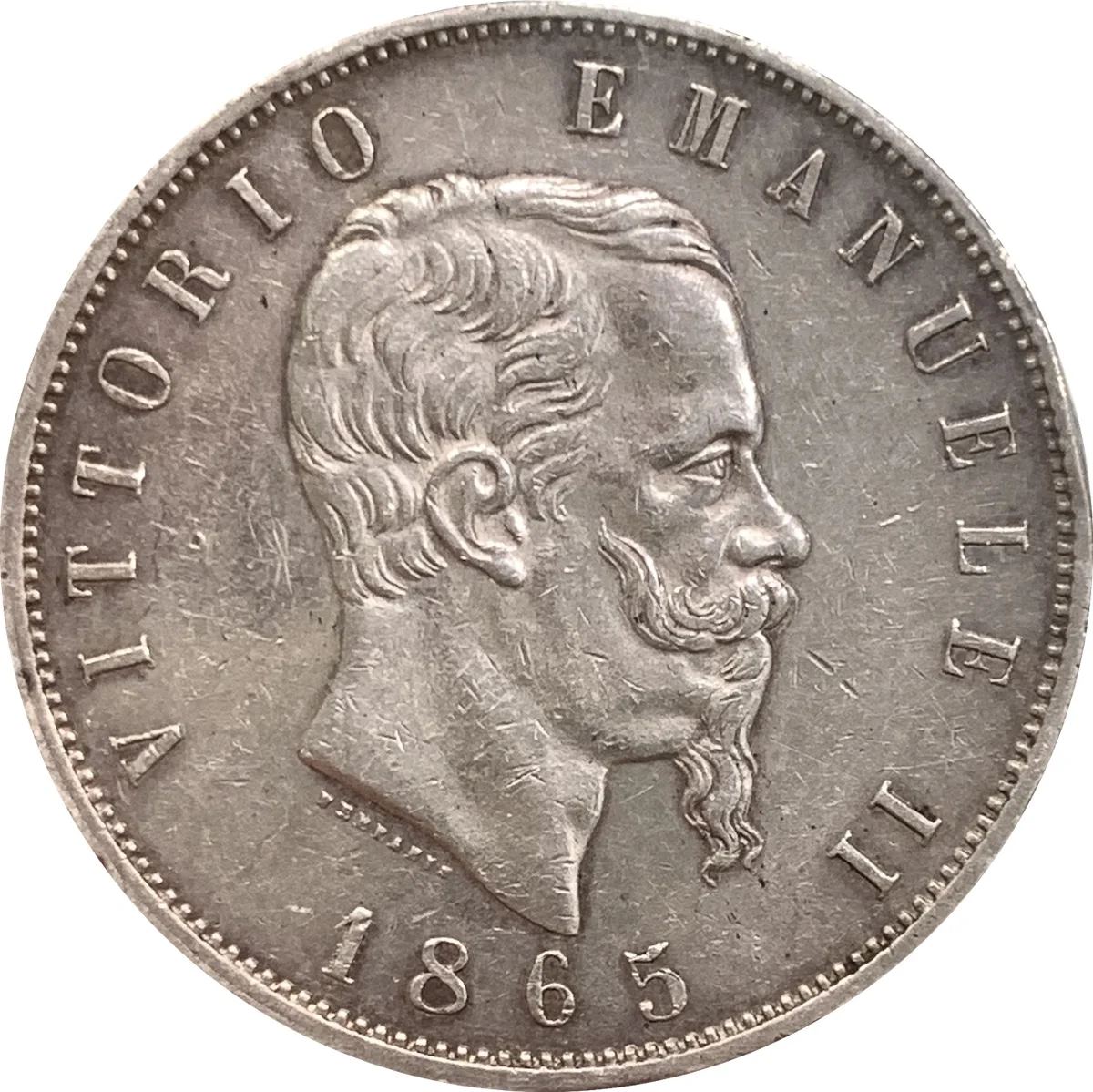5 Lire 1865 Napoli