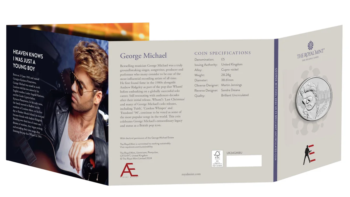 5 £ Music Legends - George Michael 2024, foto 3