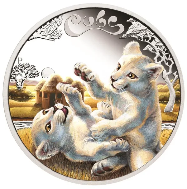 50 Cent White Lion Cubs 2016