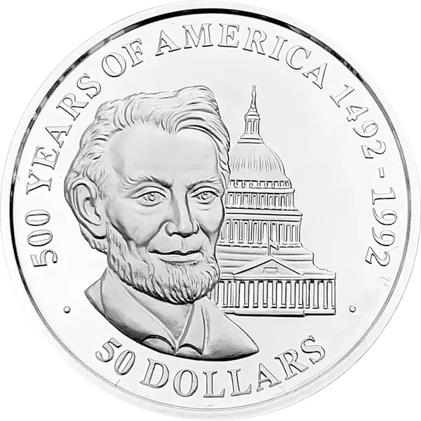 50 $ 500 Years of America - Lincoln 1990