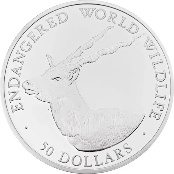 50 $ Endangered World Wildlife - Blackbuck 1990