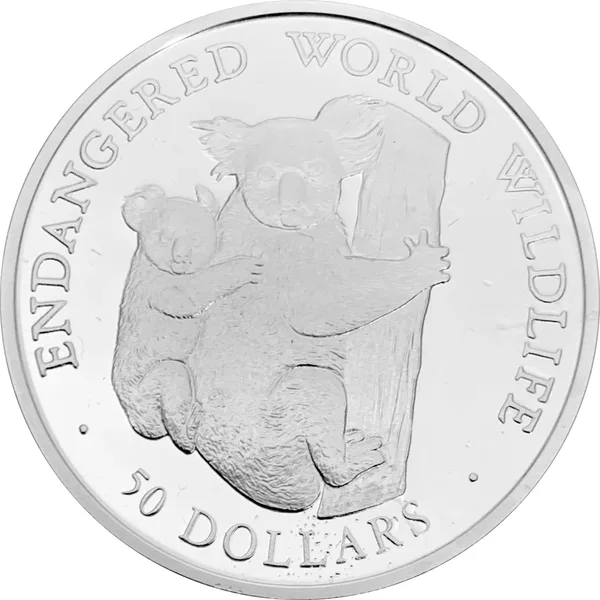 50 $ Endangered World Wildlife - Koala 1990