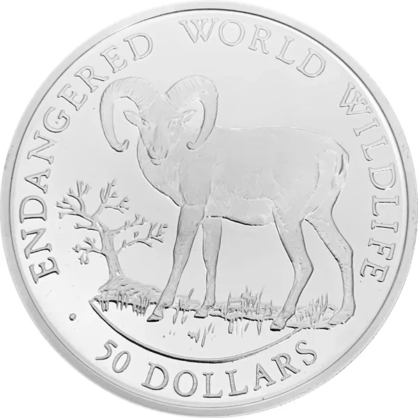 50 $ Endangered World Wildlife - Mouflon 1990