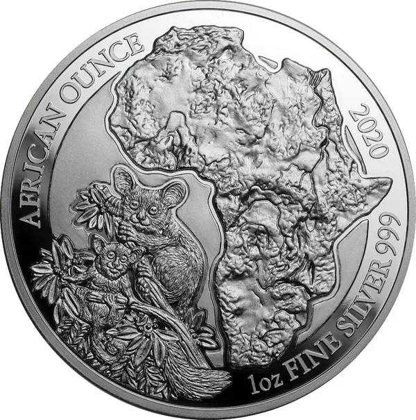 50 Francs African Ounce - Bushbaby 2020