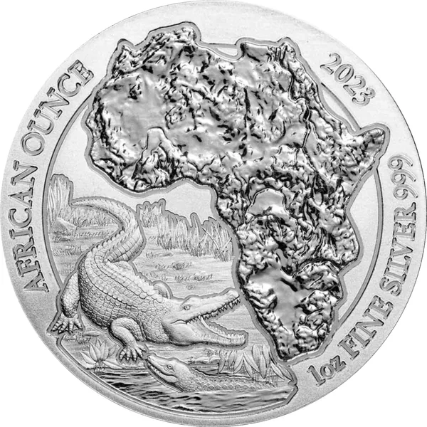 50 Francs African Ounce - Cocrodile 2023
