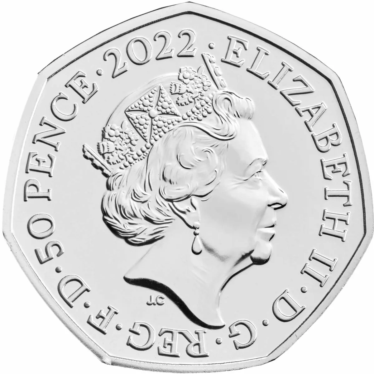 50 Pence 100 Years of BBC 2022, foto 4