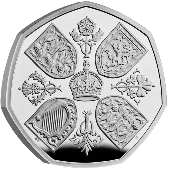50 Pence Memorial Queen Elizabeth 2022
