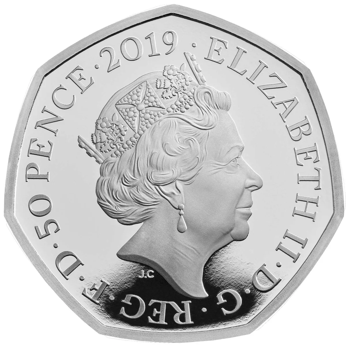 50 Pence Stephen Hawking 2019 Proof, foto 4