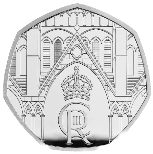 50 Pence The Coronation of His Majesty Charles III 2023
