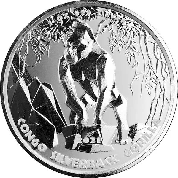 500 Francs Gorilla Silverback 2021