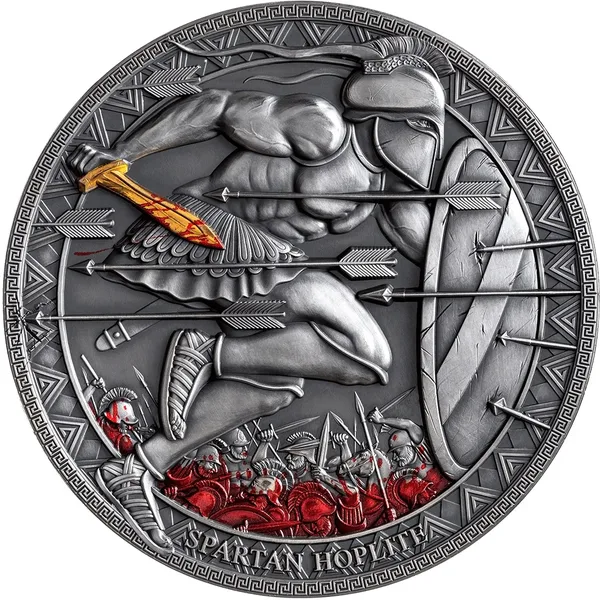 500 Francs Legendary Warriors - Spartan Hoplite 2021