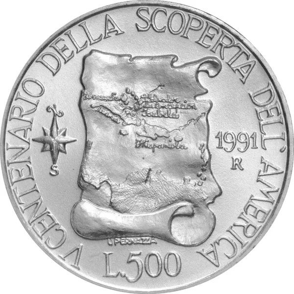 500 Lire Scoperta dell' America 1991 3° emissione