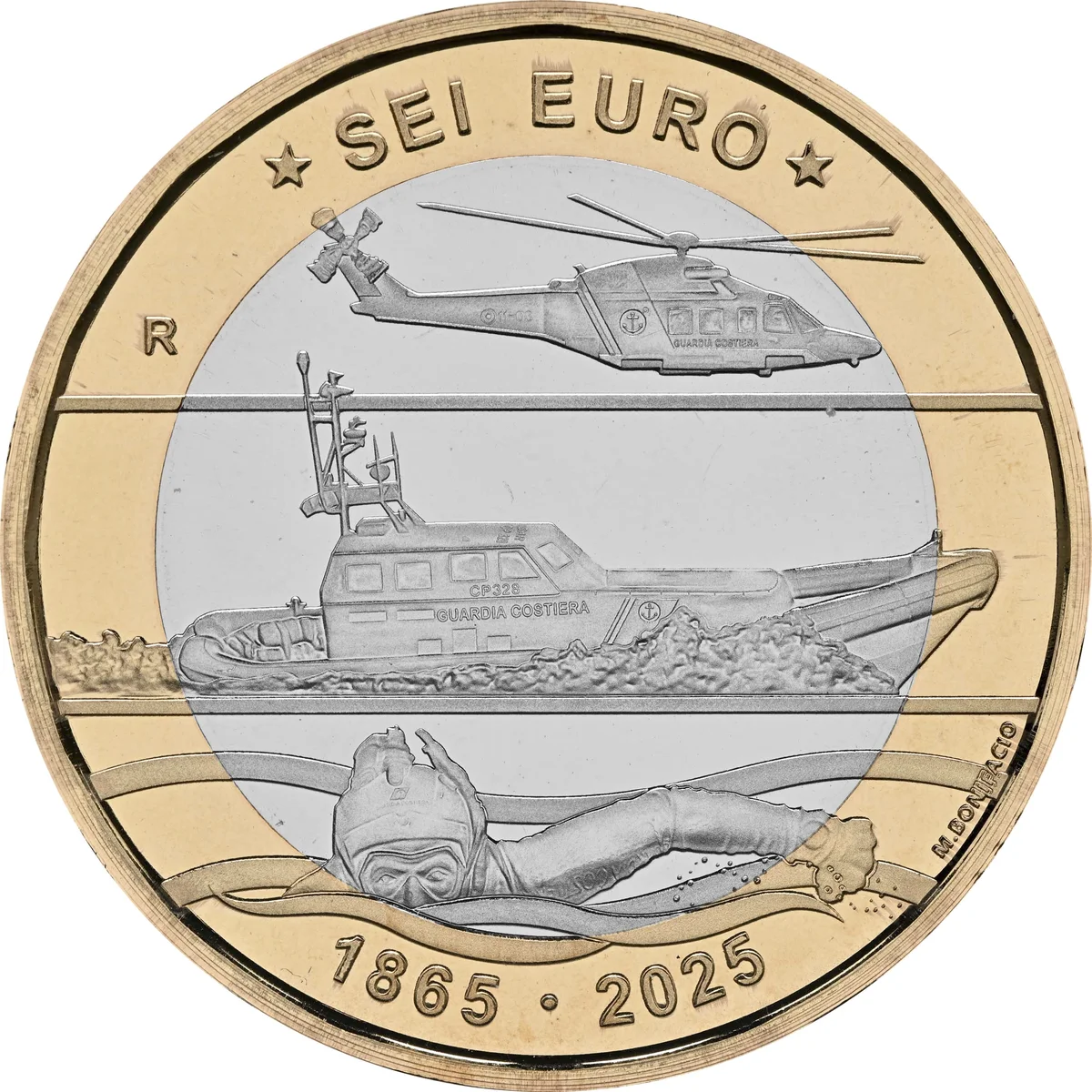 6 € 160 anni Capitanerie di Porto 2025