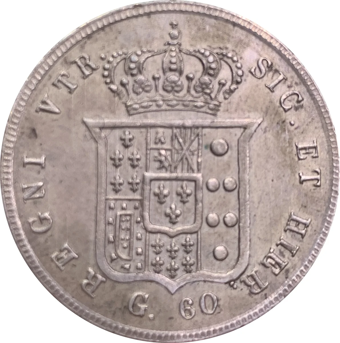60 Grana 4° tipo 1856, foto 2