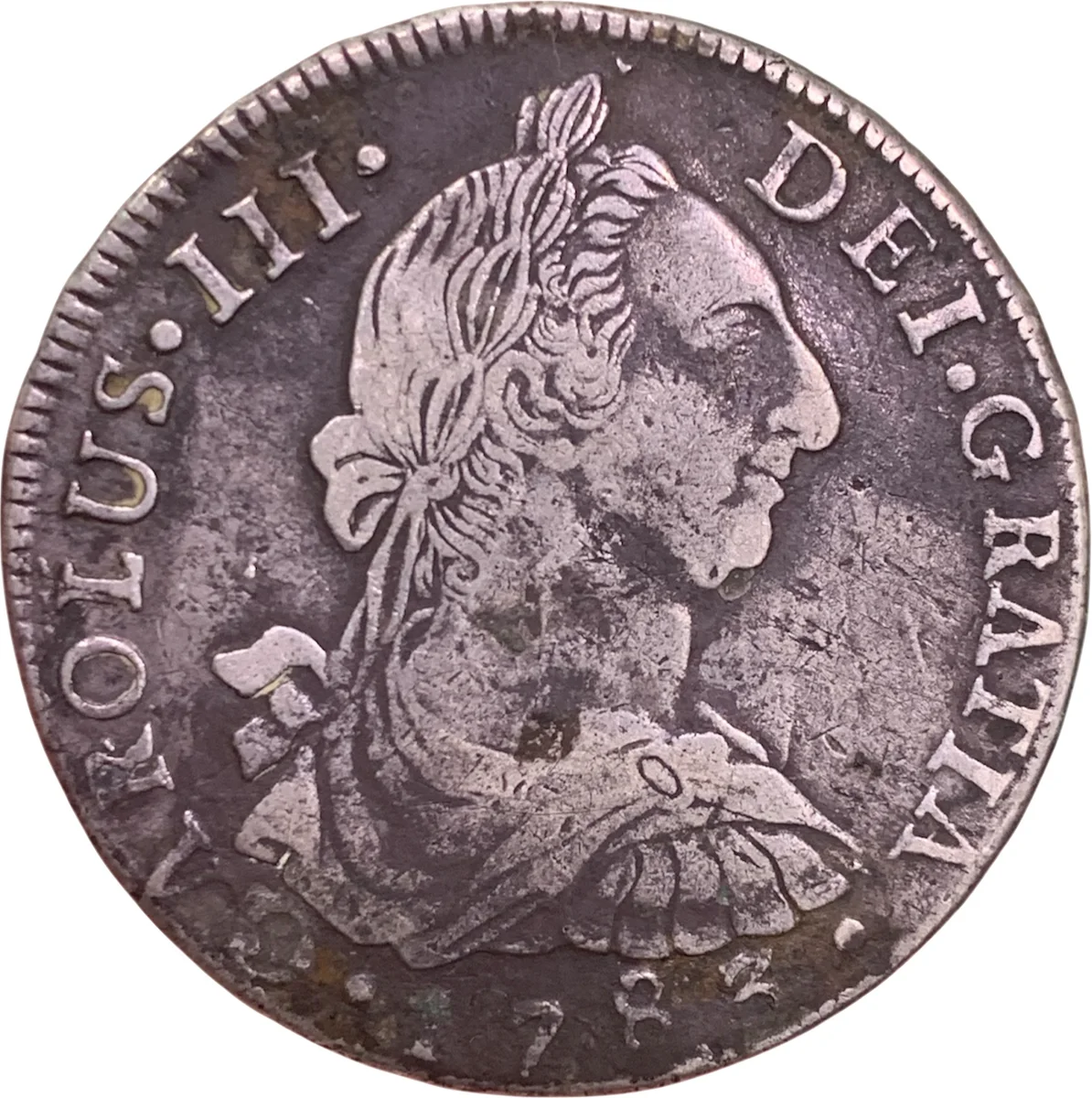8 Reales 1783 P R